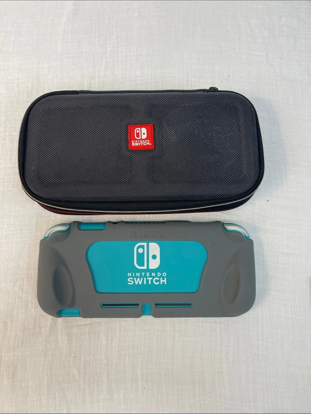 Nintendo Switch Lite Handheld Console w/ Subnautica, Case & Charger Bundle - Picture 9 of 16
